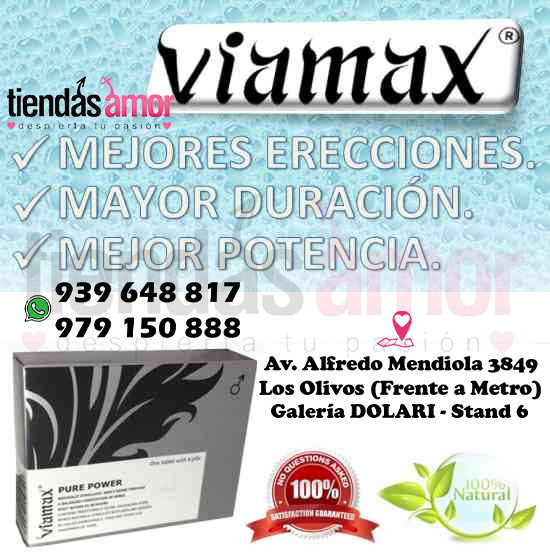 Potencia sexual viamax pure power 4uni. 